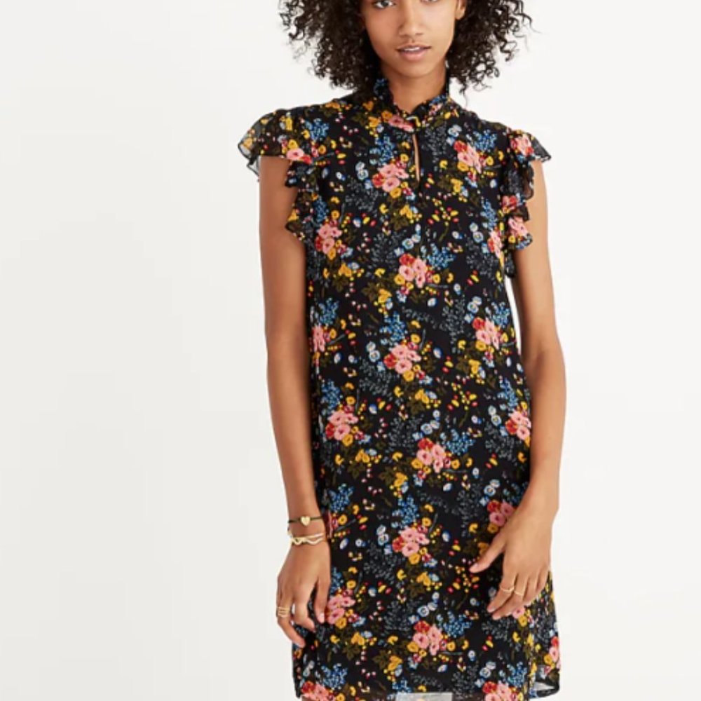 Madewell X No.6 silk floral dress